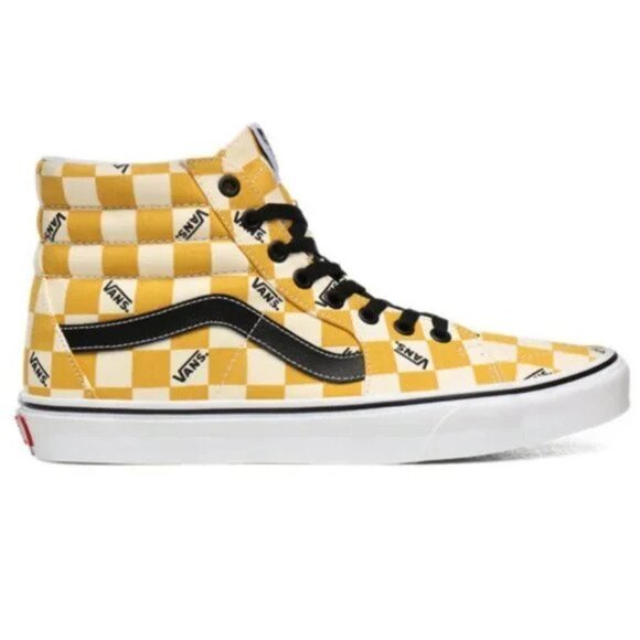 LIKE NEW Vans Big Checkerboard SK8-HI Sneaker SZ 9 - Picture 5 of 6